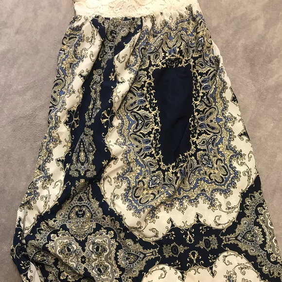 Lace long summer dress - Picture 2 of 8